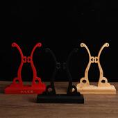 新款 实木扇架托新娘团扇支架中国风宫扇摆放展示架扇子配件定制