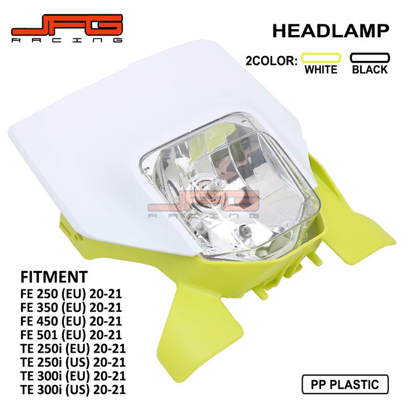 适用于FE250/350/450TE250/300越野摩托车改装配件鬼脸前大灯
