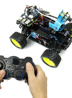 树莓派4B TensorFlow深度学习AI视觉循迹自动m驾驶donkeybot智能