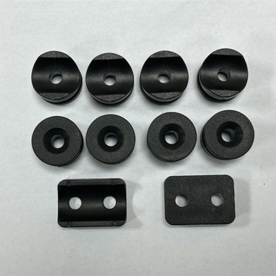 机车边箱锁胶侧箱卡扣胶铝合金边箱快拆防震胶通用塑胶垫配件凹槽