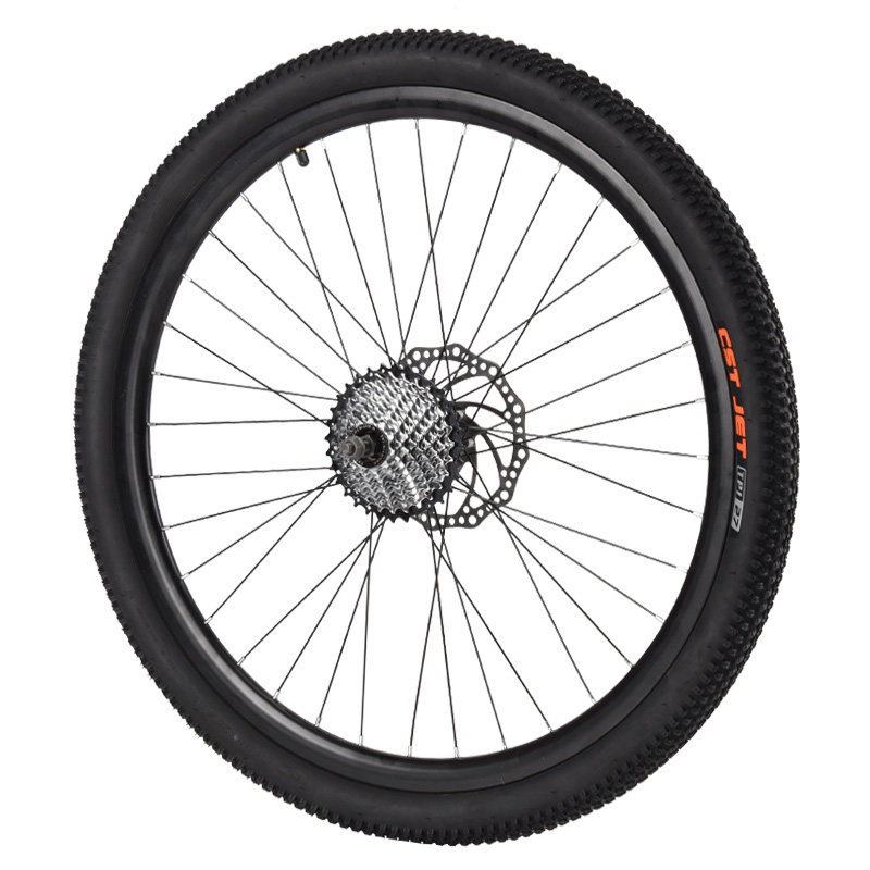 正新轴承轮组自行车27.5/26寸山地车碟刹车轮通用轮组前后车轮毂