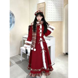 氛围感两件套QD82785 新款 可爱甜妹Lolita套装 裙女2025年秋冬季