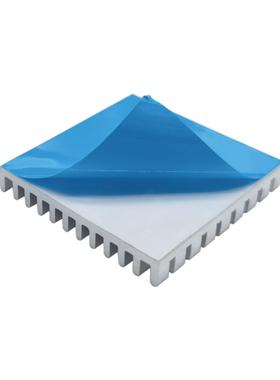 妙得新CPU显卡散热片电子主板芯片散热器带背胶35*35*5MM黑色铝片