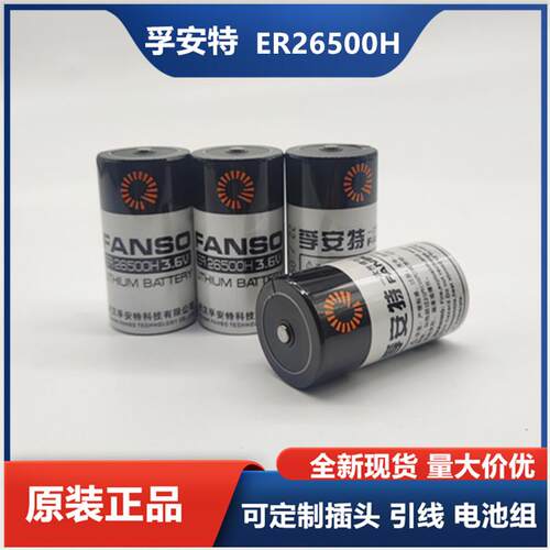 原装FANSO孚安特ER26500H水表仪表涡轮流量计GPS定位2号C型3.6V锂