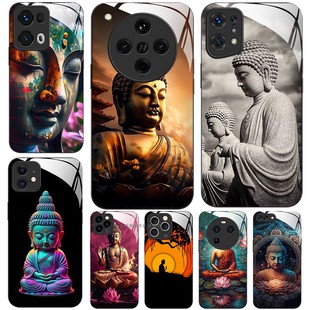 11K12K11K10 玻璃手机壳适用OPPO X7X6X5X3RENO13RPO12 PRO 佛像如来 FINDX8