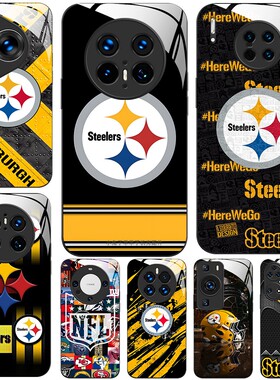 玻璃手机壳适用华为Mate80 70 60PRO40E40MAX50P30P40P50P60P70PURA Pittsburgh Steelers匹兹堡钢人队