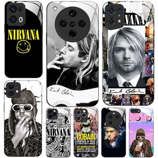 11K12K11K10 玻璃手机壳适用OPPO X7X6X5X3RENO13RPO12 PRO 涅槃乐队Nirvana摇滚 FINDX8