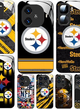 玻璃手机壳适用OPPO IQoo13 12 11 10 neo9 8 pro Pittsburgh Steelers匹兹堡钢人队