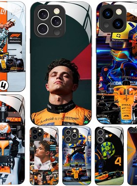 玻璃手机壳适用苹果iPhone17 16 16e15 14Pro12Max13Pro11XS XR X7 8plus 兰多诺里斯F1