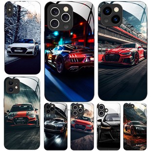 Max 玻璃手机壳适用苹果iPhone 奥迪RS跑车赛车 Pro