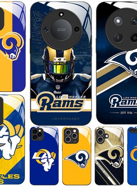 玻璃手机壳适用荣耀500 400 300PRO200 100 50 60 70 90GT80X60X50X40 Los Angeles Rams洛杉矶公羊队