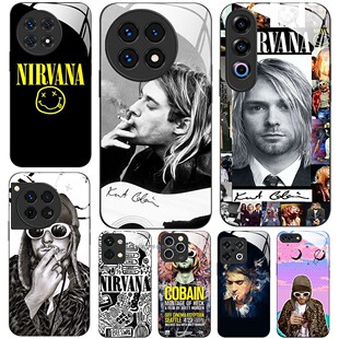 玻璃手机壳适用一加13 12 11 10 9R ACE2 2V 3V5PRO 涅槃乐队Nirvana摇滚