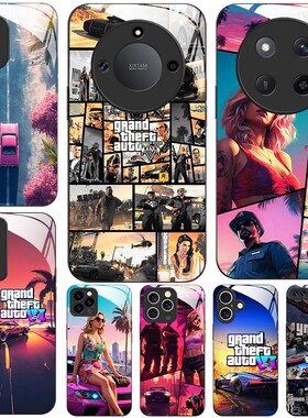 玻璃手机壳适用荣耀300PRO200 100 50 60 70 90GT80X60 X50 X40 X10 X20 X30 GTA5