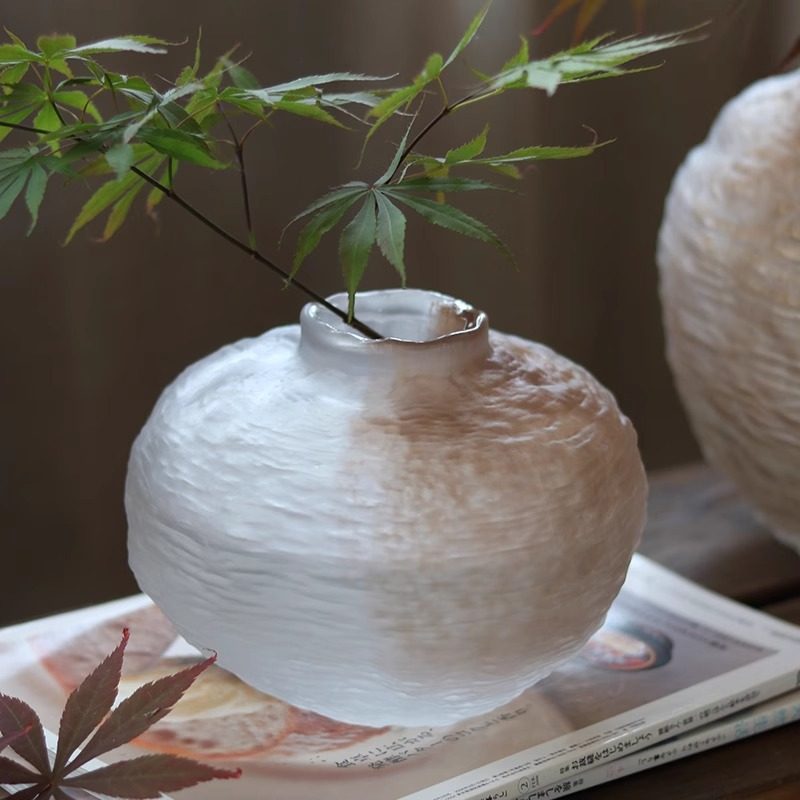 简约创意玻璃花瓶琉璃纹理设计家居客厅电器柜茶几插花装饰摆饰,家居饰品,花瓶,淘宝优惠券,粉丝福利购,淘宝优惠卷