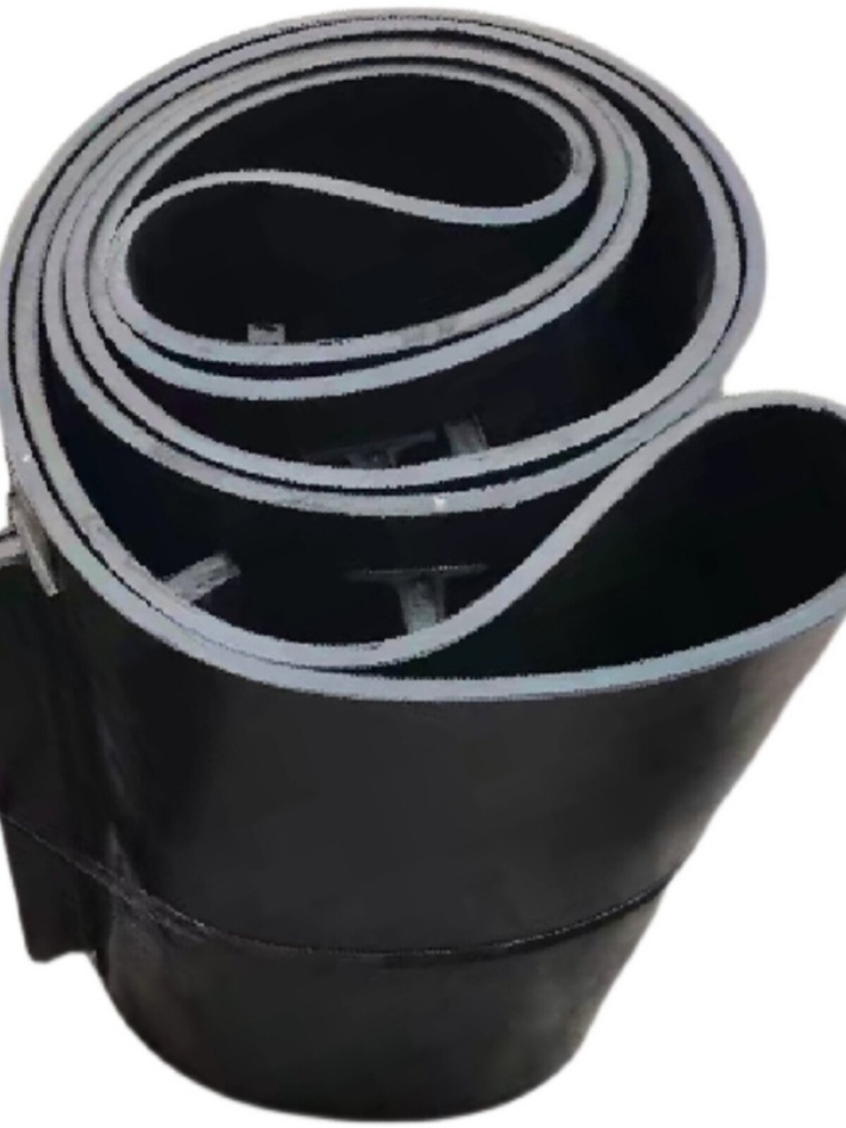 输送带除铁器强磁自卸式悬挂式皮带自动卸铁黑色环形传动带 定做