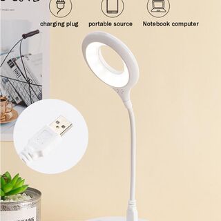 网红LED Desk Lamp Portable Night Light Foldable USB Direct P