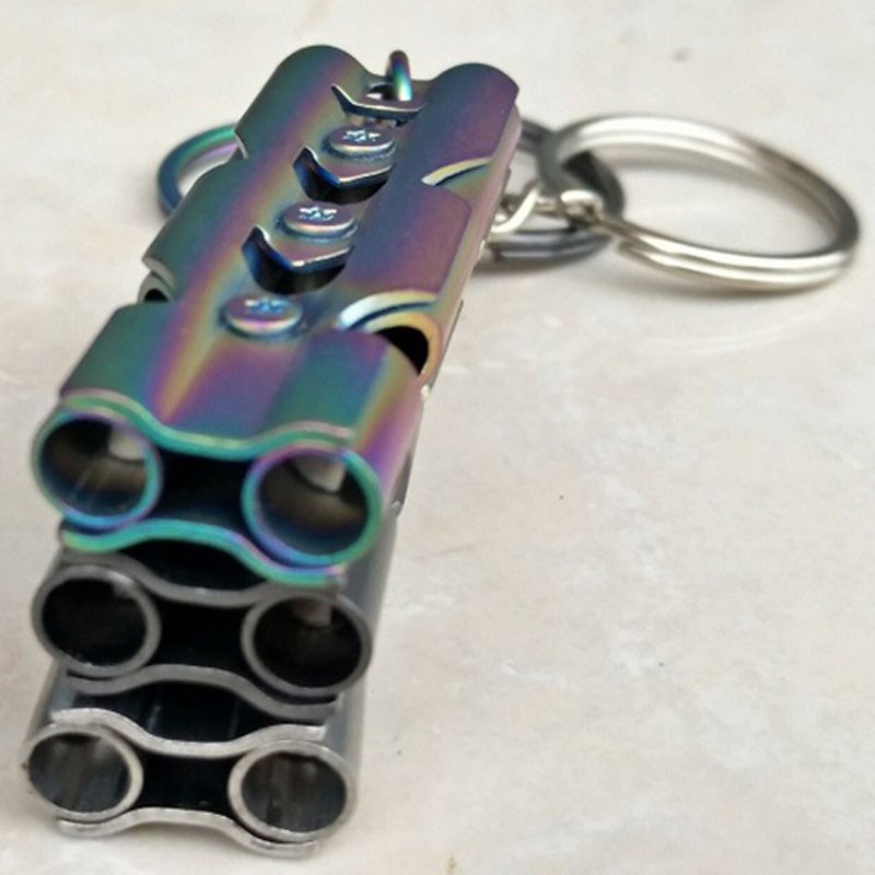 High Decibel Metal Stainless Steel Whistle Self-defense Alar