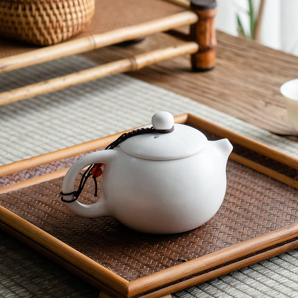 推荐青花瓷茶壶茶杯陶瓷茶壶单壶带过滤网青花瓷茶杯大中小茶杯茶
