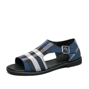 Leather Sandals for Men New Design Slipper Sneakers Free Shi