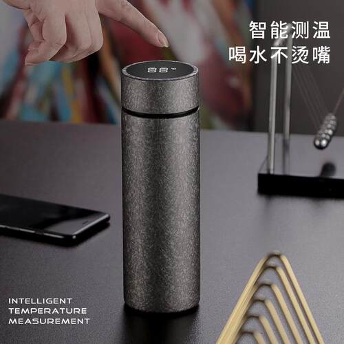 纯钛保温杯420ml高端大容量养生水杯家用泡茶车载水壶商务送礼