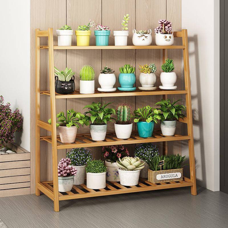 花架子阳台落地式多层阶梯式养花架室内客厅家用靠墙边花盆置物架