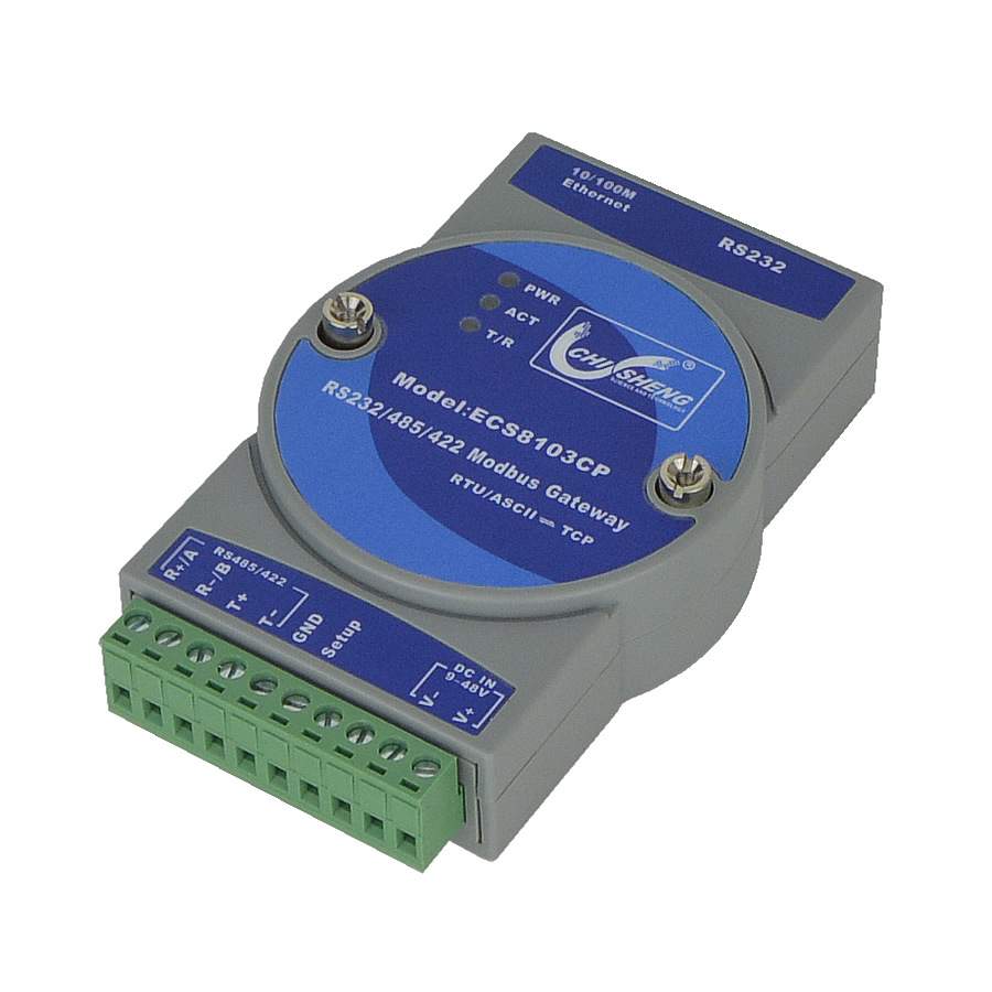 工业级Modbus网关服务器RS232/485/422转modbus RTU/ASCII转TCP