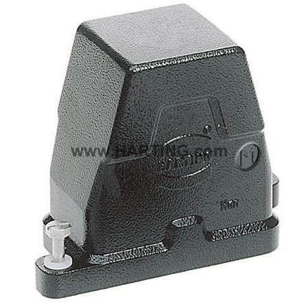 Harting浩亭19400060512HanHPR系列H6B侧入黑色外壳