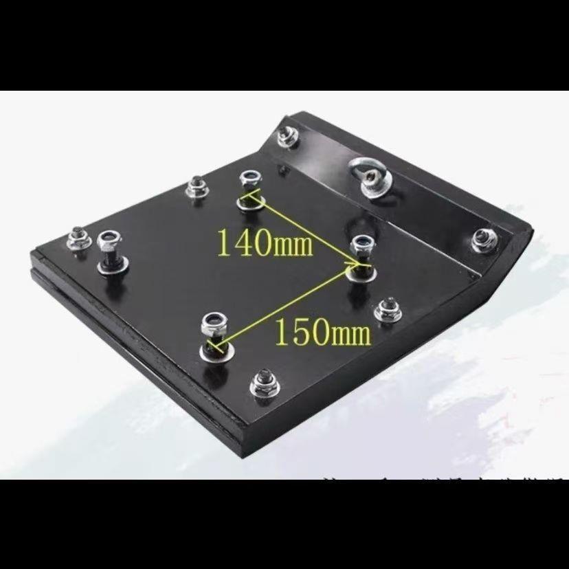 夯板90型打夯机底板铸铁夯实机建筑机械配件方木夯冲击夯夯板