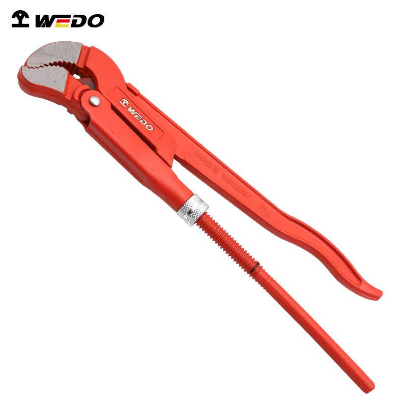 WEDO维度工具给工业级钢制S型鹰嘴管子钳管钳子WD313