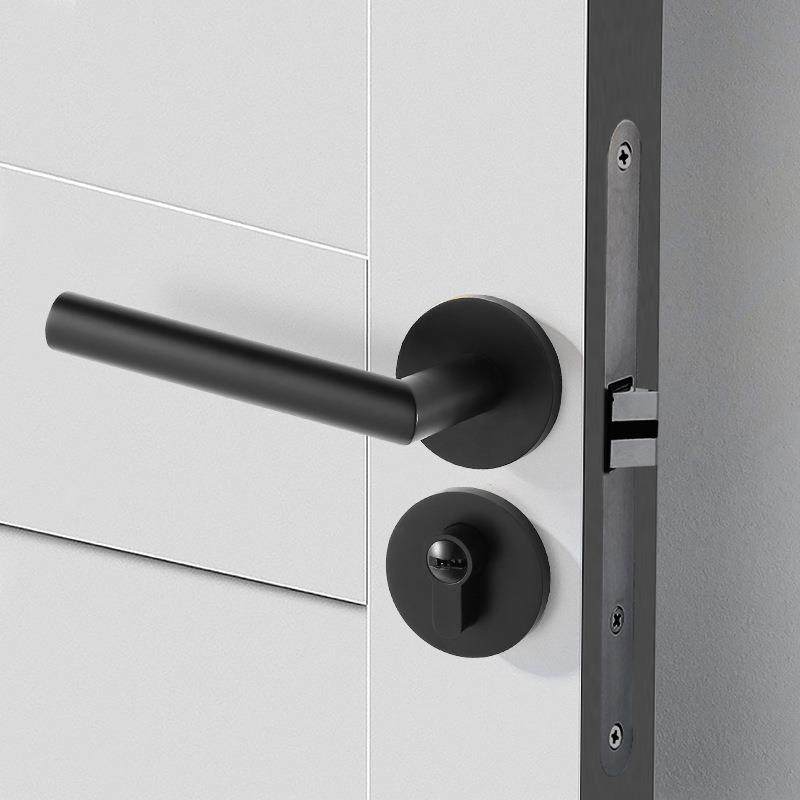 室内家用房门锁静音木门锁多色分体门锁卧室门把手规格齐全