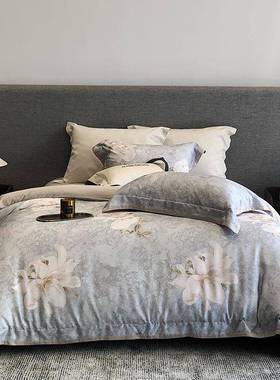 超细旦天丝磨毛丨秋冬热力暖感S100热淇淋四件套绵润油画感敏感肌