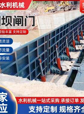 钢坝液压翻板闸翻板门水利工程闸门钢制单向止水钢坝水电钢制
