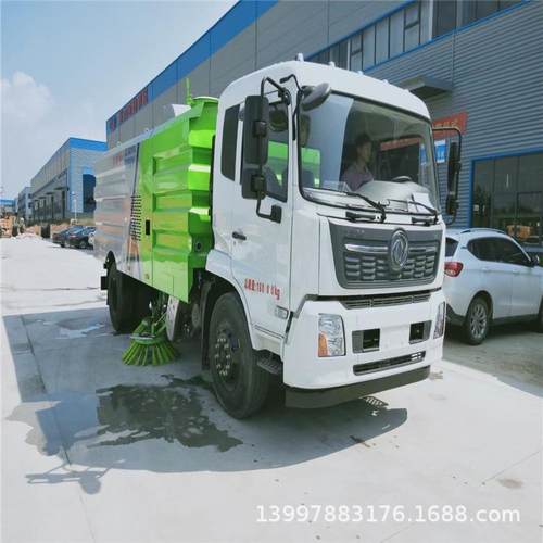 国六东风天锦12立方大型扫路车带洒水功能直销天锦路面养护车