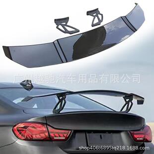 汽车通用免打孔尾翼改装件两三厢高尾翼定风翼GT赛车翼后备箱装饰