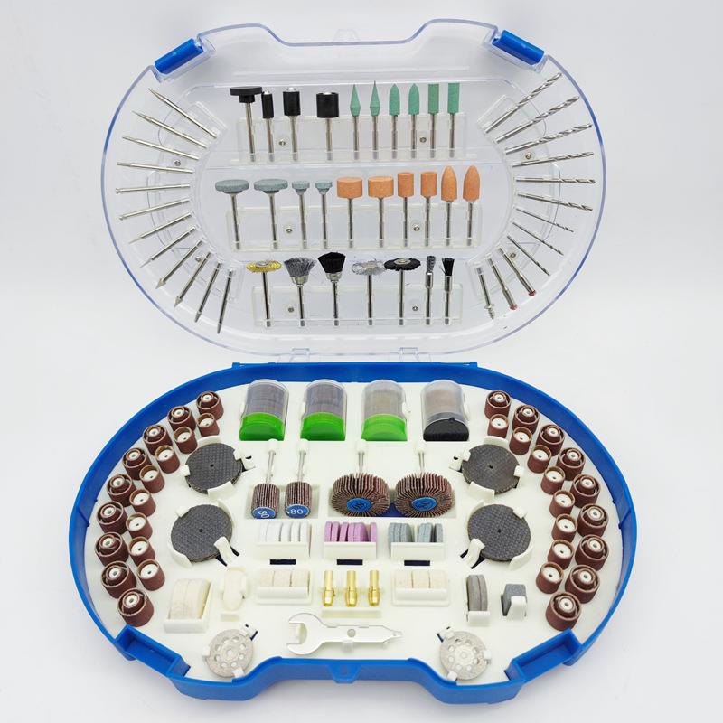 276件电磨配件盒装电磨吊磨机配件组合打磨抛光切割