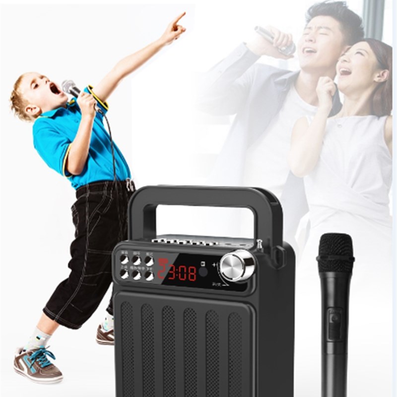 广场舞音箱大音量老人晨练跳舞听歌听戏二胡扩音机蓝牙音乐播放器