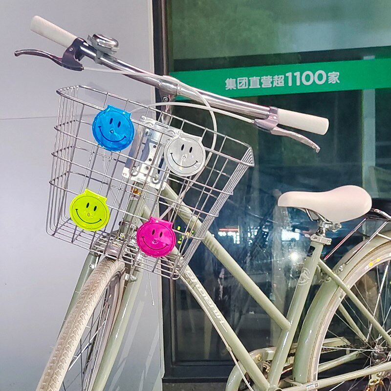 自行车上的小配件夜骑灯儿童公路车小布装饰反光星星女生可爱配饰图片