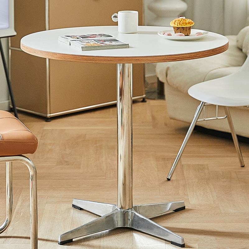 伊姆斯中古ins风家用小户型餐桌设计师ins咖啡办公洽谈圆桌咖啡桌