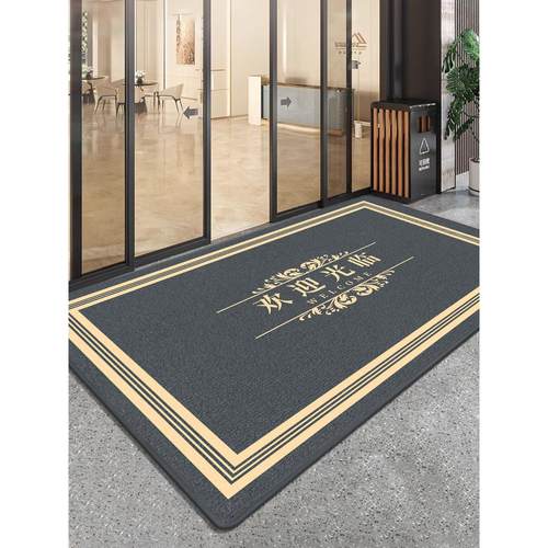欢迎光临门垫商用店铺酒店迎宾地垫入户门口防滑进门地毯定制logo