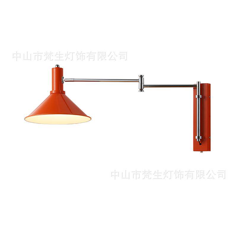 意大利壁灯中古包豪斯伸展长臂可移动工作室摄影卧室复古折叠灯