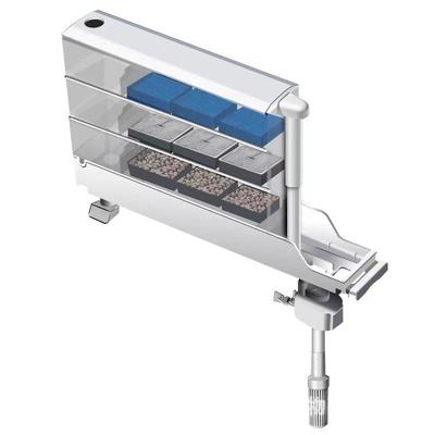 鱼缸过滤器上置长方形滴流盒四合一挂壁循环净水增氧过滤槽