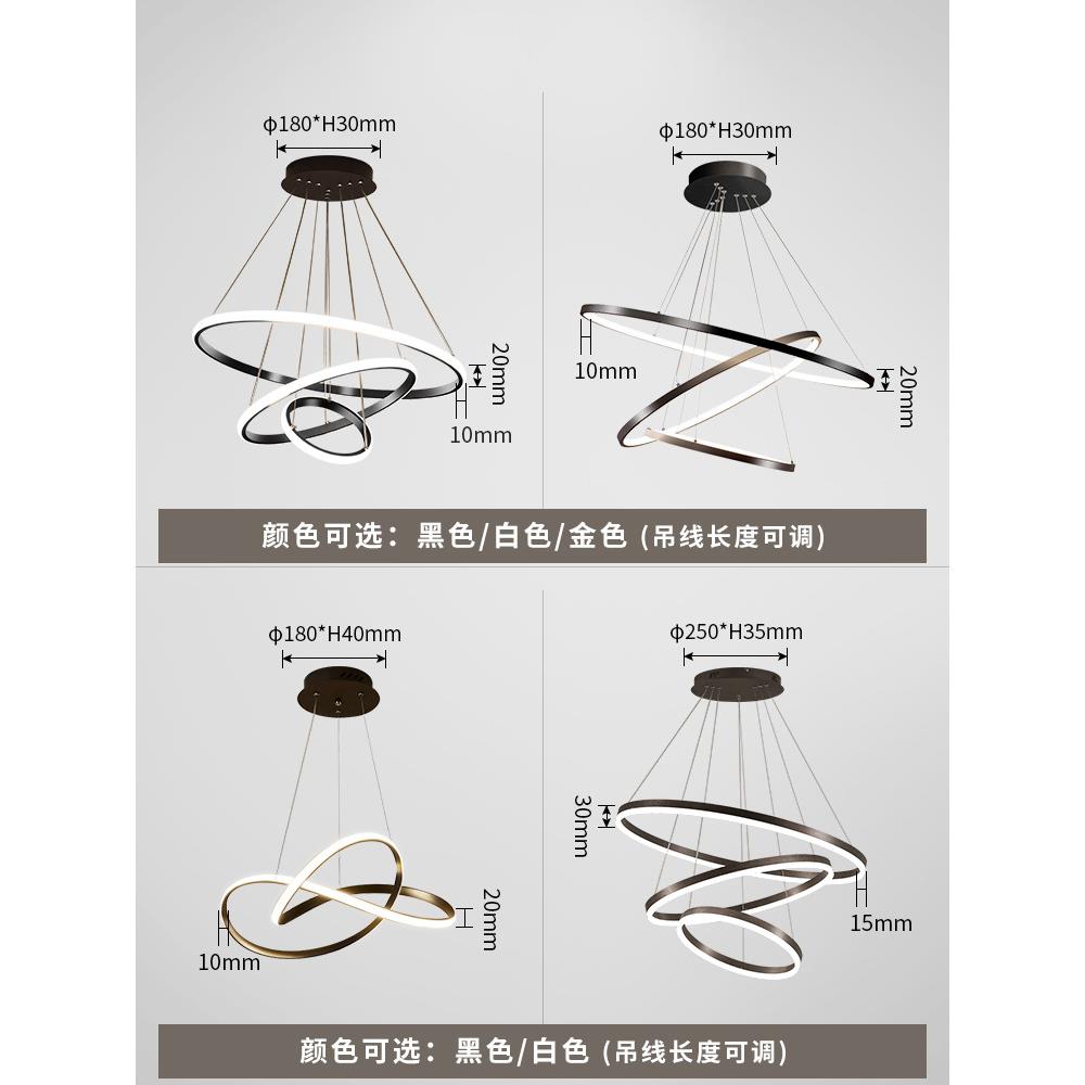 北欧吊灯艺术餐厅灯吧台创意个性大厅后现代简约风格客厅卧室灯具
