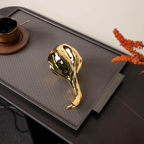 轻奢玄关电视柜家居小南瓜简约摆件现代样板房书房茶几小装饰桌面