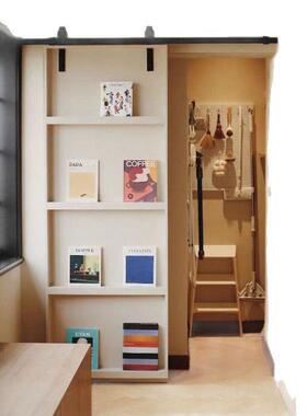 书架谷仓门玻璃门推拉门厨房卫生间移门书房衣帽间隔断仓谷门吊滑