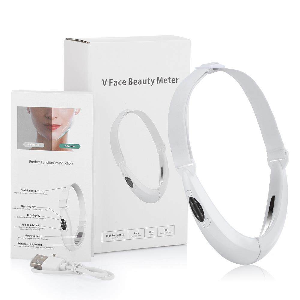 EMS电动脸部按摩仪彩光v脸仪嫩肤紧致美容仪震动提拉面部美容