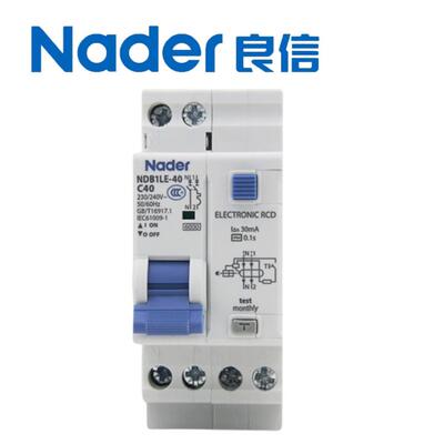 上海NDB1LE-40C系列1PN小型断路器漏电保护空气开关30mA