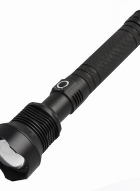 新款P50P70手电筒LED强光手电三档远射变焦USB直充26650电池