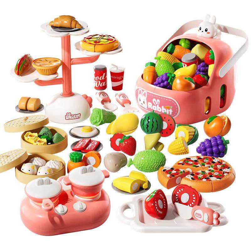 儿童水果切切乐玩具男孩女孩过家家蔬菜宝宝切菜厨房套装蛋糕礼物,玩具/童车/益智/积木/模型,过家家玩具,淘宝优惠券,粉丝福利购,淘宝优惠卷