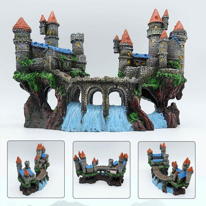 水族箱水底造景摆件鱼缸装饰欧式城堡工艺品假山别墅创意摆件,宠物/宠物食品及用品,造景/装饰,淘宝优惠券,粉丝福利购,淘宝优惠卷
