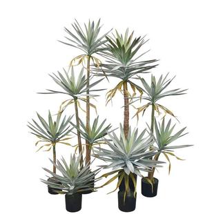 仿真凤尾龙舌兰大号剑麻剑兰盆栽树人造假树客厅装饰丝兰树